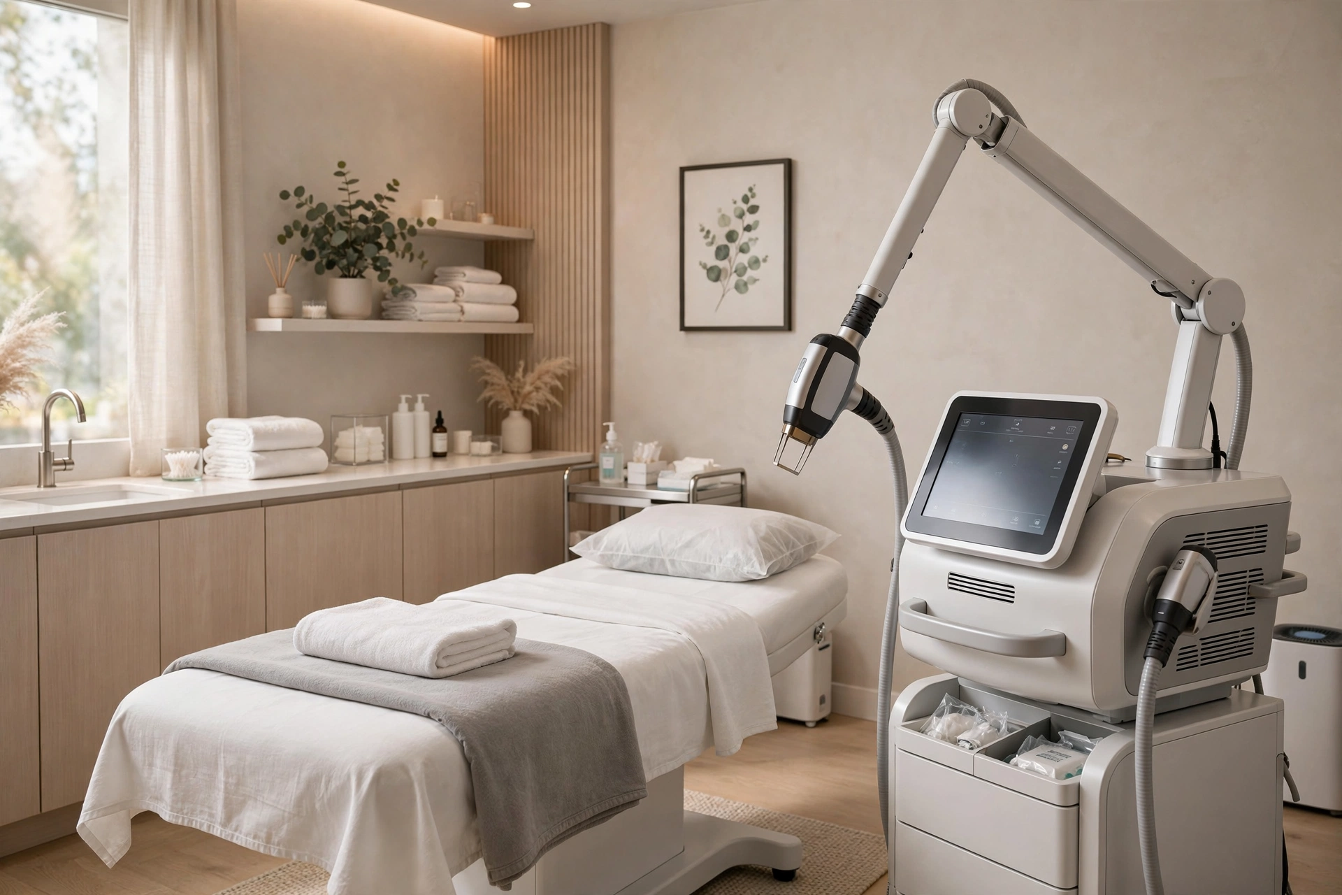 Cosmetic clinic using AI receptionist